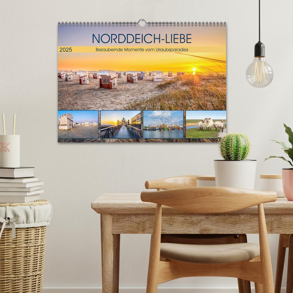 Bild: 9783435069330 | NORDDEICH-LIEBE (Wandkalender 2025 DIN A3 quer), CALVENDO...