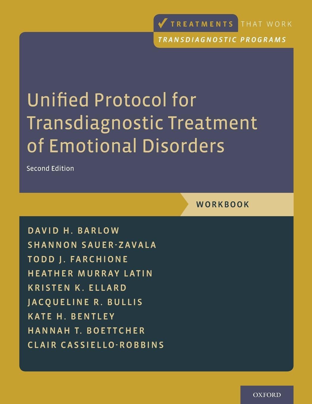 Cover: 9780190686017 | Unified Protocol for Transdiagnostic Treatment of Emotional Disorders