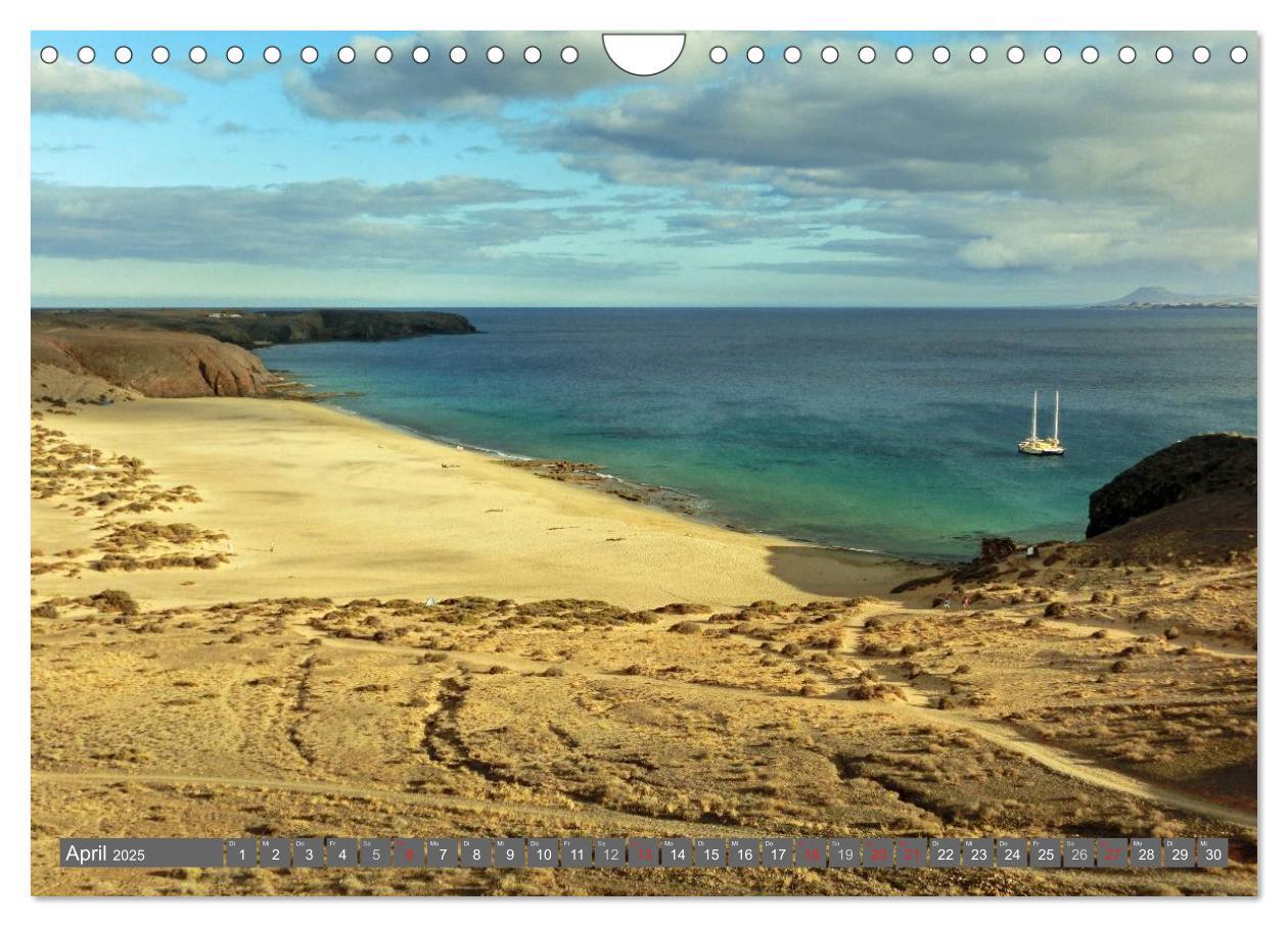 Bild: 9783435813247 | Urlaub auf Lanzarote (Wandkalender 2025 DIN A4 quer), CALVENDO...