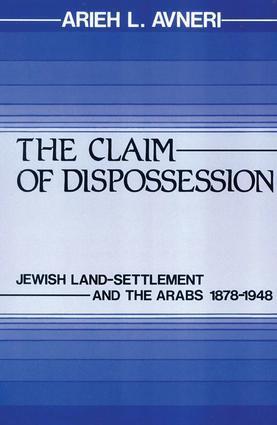 Cover: 9780878559640 | The Claim of Dispossession | Arieh L Avneri | Taschenbuch | Englisch