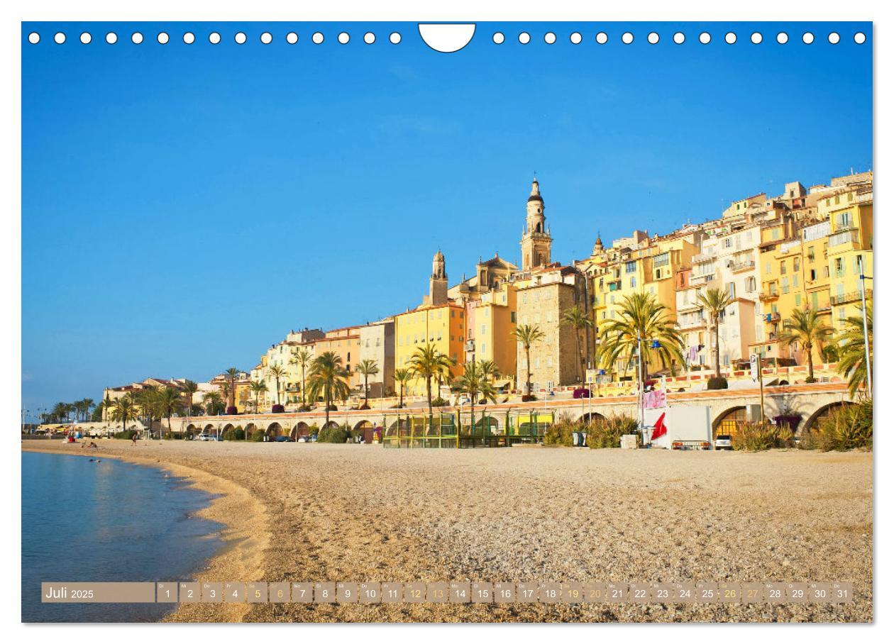 Bild: 9783383776588 | Lebendige Cote d'Azur: Die azurblaue Küste (Wandkalender 2025 DIN...