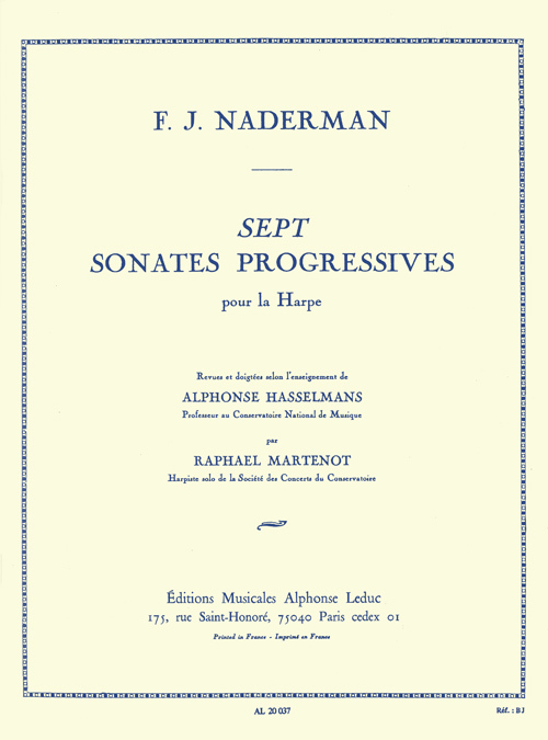 Cover: 9790046200373 | 7 Sonates Progressives Opus 92 | Alphonse Leduc | EAN 9790046200373