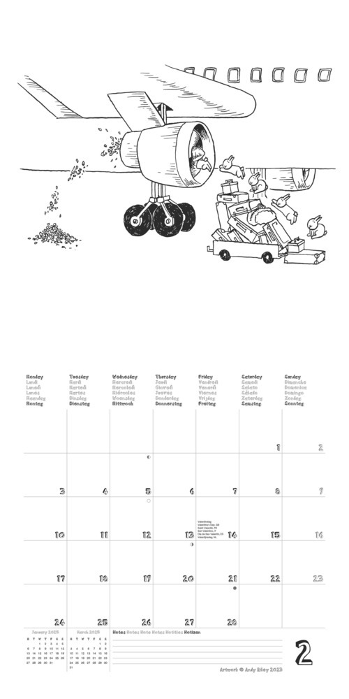 Bild: 4002725987938 | N NEUMANNVERLAGE - Bunny Suicides 2025 Broschürenkalender, 30x30cm,...