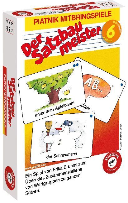 Cover: 9001890703409 | Satzbaumeister (Kartenspiel) | Erika Bruhns | Spiel | In Spielebox