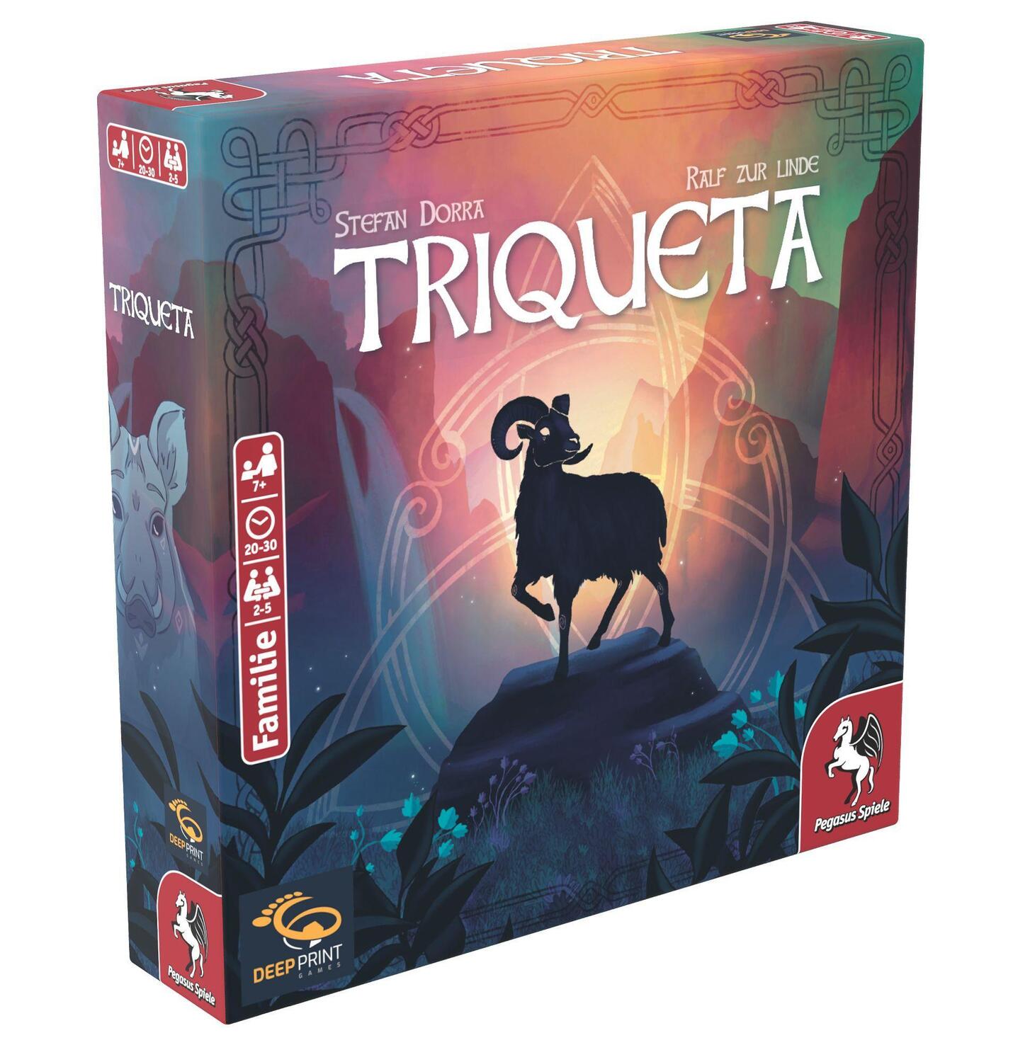 Cover: 4250231735547 | Triqueta (Deep Print Games) | Spiel | 57810G | Deutsch | 2023
