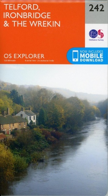 Cover: 9780319244357 | Telford, Ironbridge and the Wrekin | Ordnance Survey | (Land-)Karte