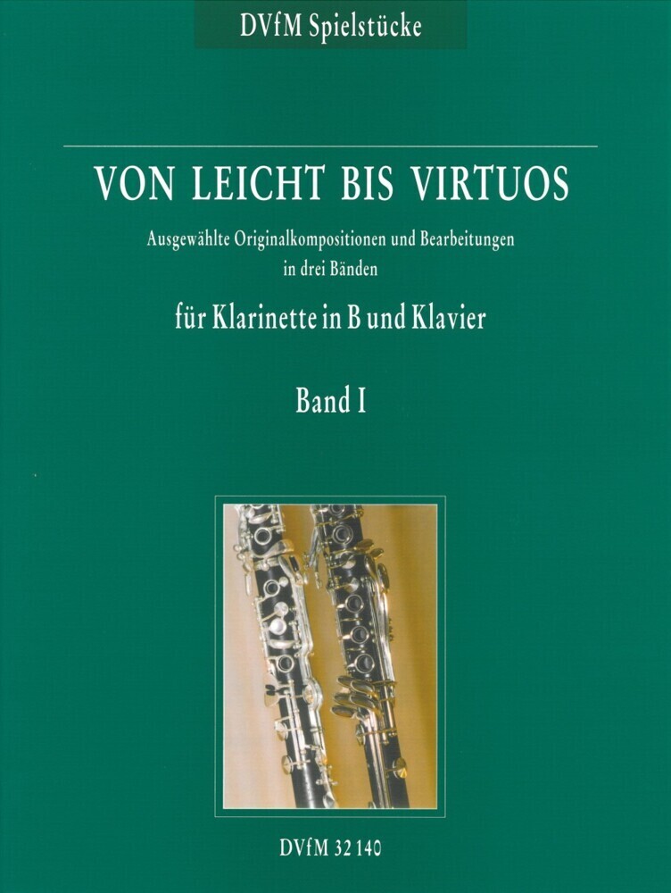 Cover: 9790200426731 | Von leicht bis virtuos, Originalkompositionen für Klarinette und...