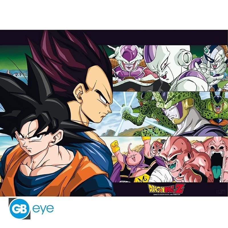 Bild: 3665361057505 | ABYstyle - Dragon Ball Saiyans Chibi Poster Set | Poster | Karton