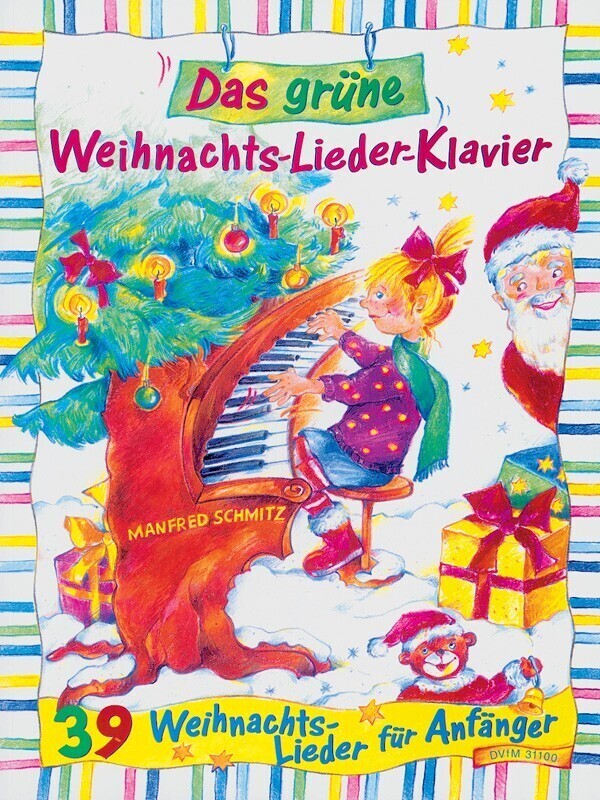 Cover: 9790200415742 | Das Grüne Weihnachts-Lieder-Klavier | Sammelband | Manfred Schmitz