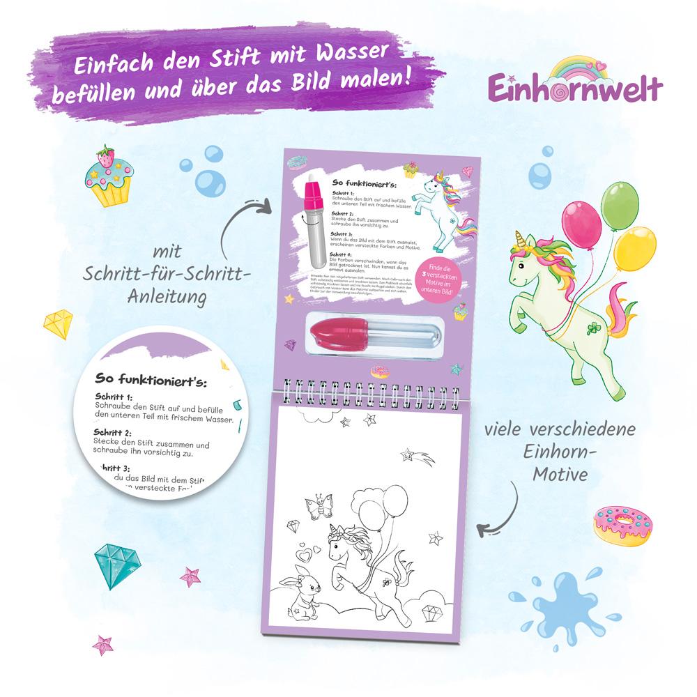 Bild: 9783988022783 | Trötsch Wassermalspaß mit Zauberstift Einhornwelt | KG | Taschenbuch