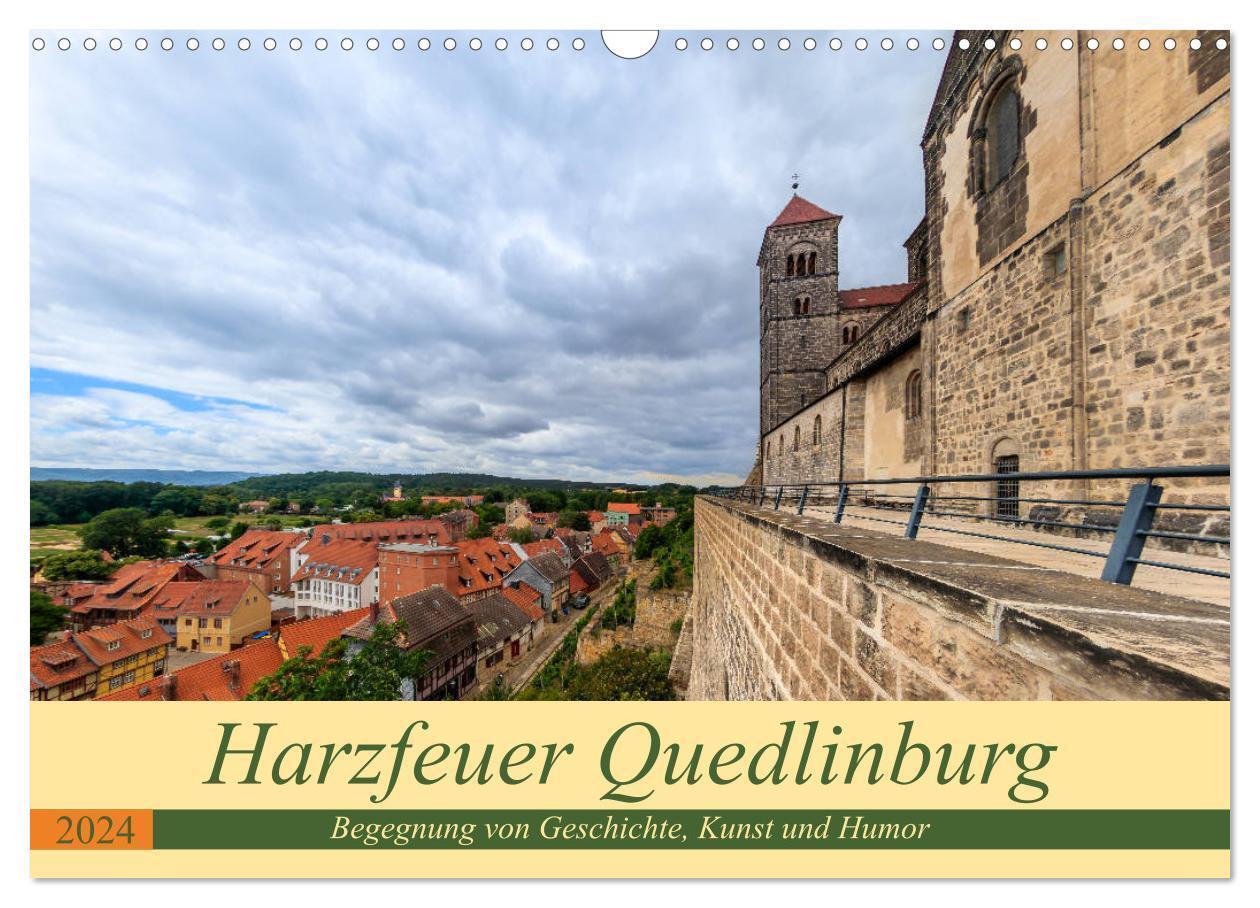 Cover: 9783383005473 | Harzfeuer Quedlinburg (Wandkalender 2024 DIN A3 quer), CALVENDO...