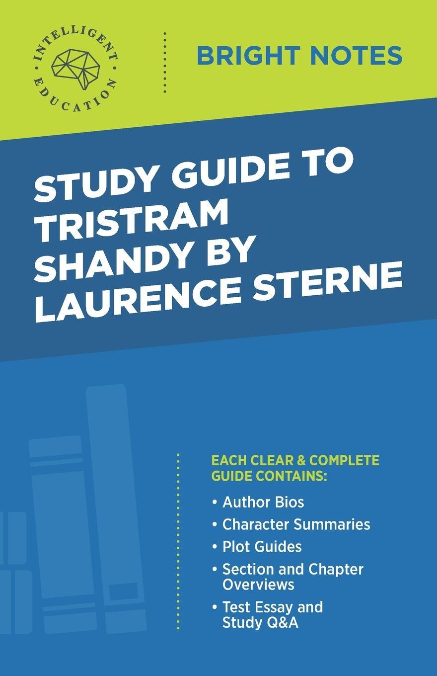 Cover: 9781645424086 | Study Guide to Tristram Shandy by Laurence Sterne | Taschenbuch | 2020