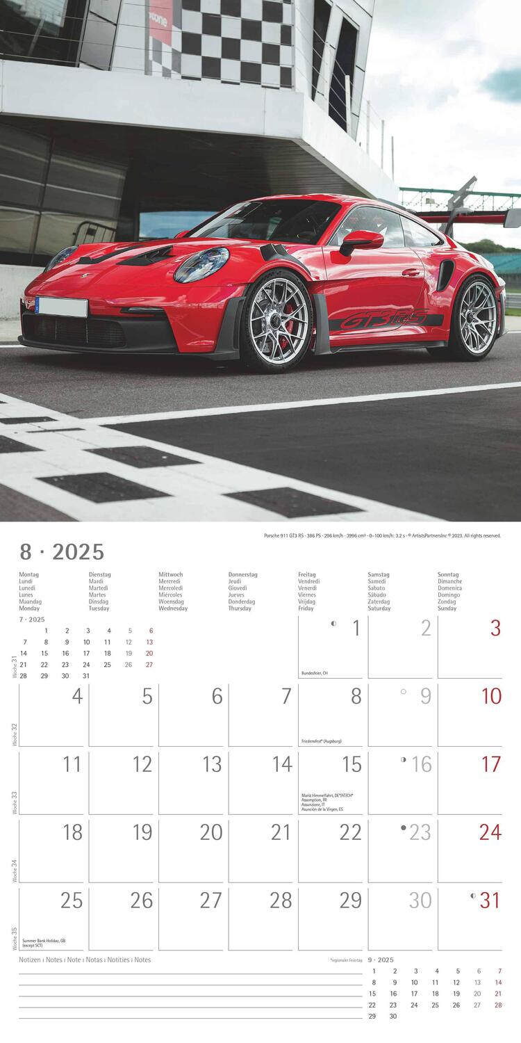 Bild: 4251732340957 | High Speed 2025 - Broschürenkalender 30x30 cm (30x60 geöffnet) -...