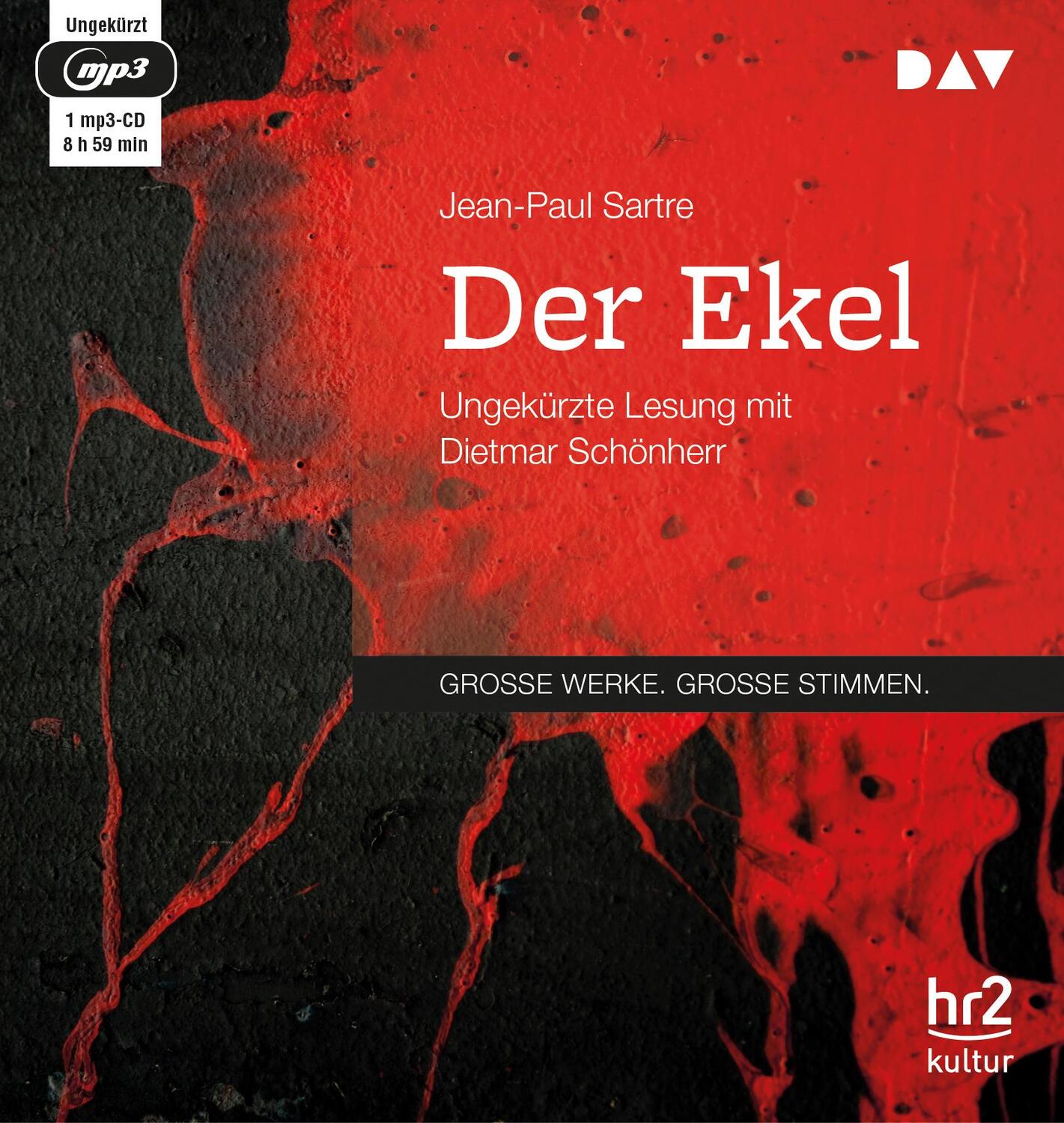 Cover: 9783742400420 | Der Ekel | Ungekürzte Lesung mit Dietmar Schönherr | Jean-Paul Sartre