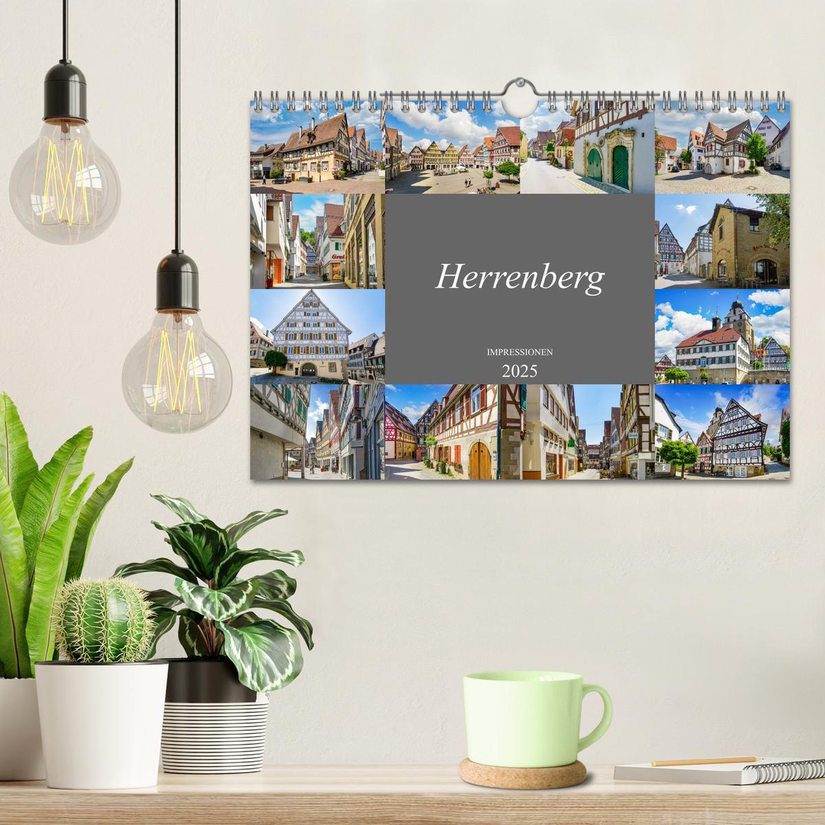 Bild: 9783435053346 | Herrenberg Impressionen (Wandkalender 2025 DIN A4 quer), CALVENDO...