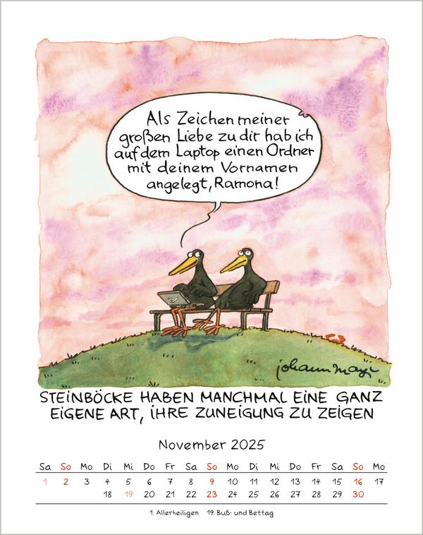 Bild: 9783731876595 | Steinbock 2025 | Verlag Korsch | Kalender | Spiralbindung | 13 S.