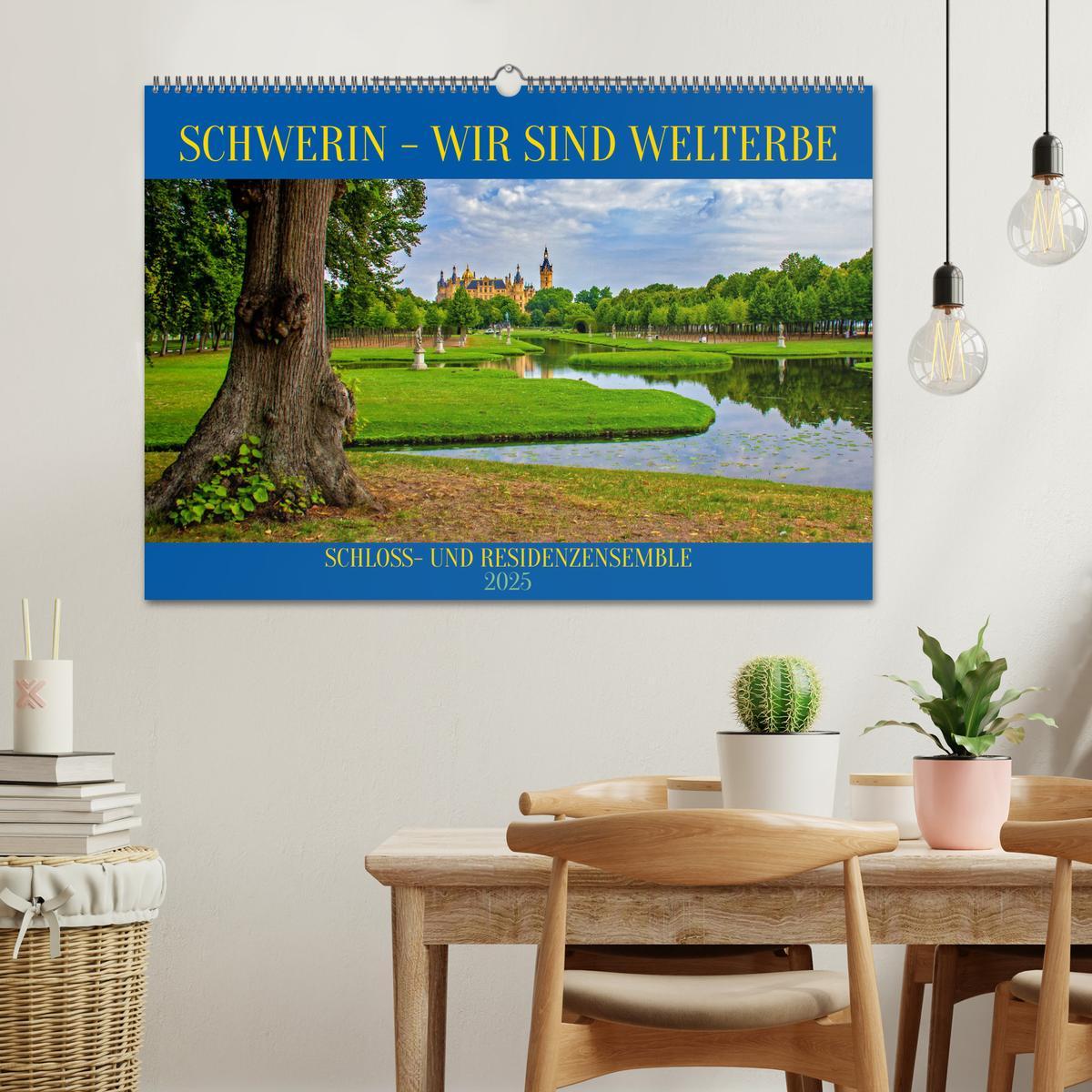 Bild: 9783457177150 | Schwerin - Wir sind Welterbe (Wandkalender 2025 DIN A2 quer),...