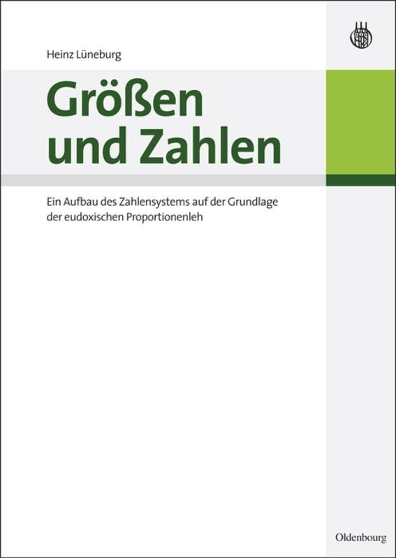 Cover: 9783486596793 | Größen und Zahlen | Heinz Lüneburg | Taschenbuch | VII | Deutsch