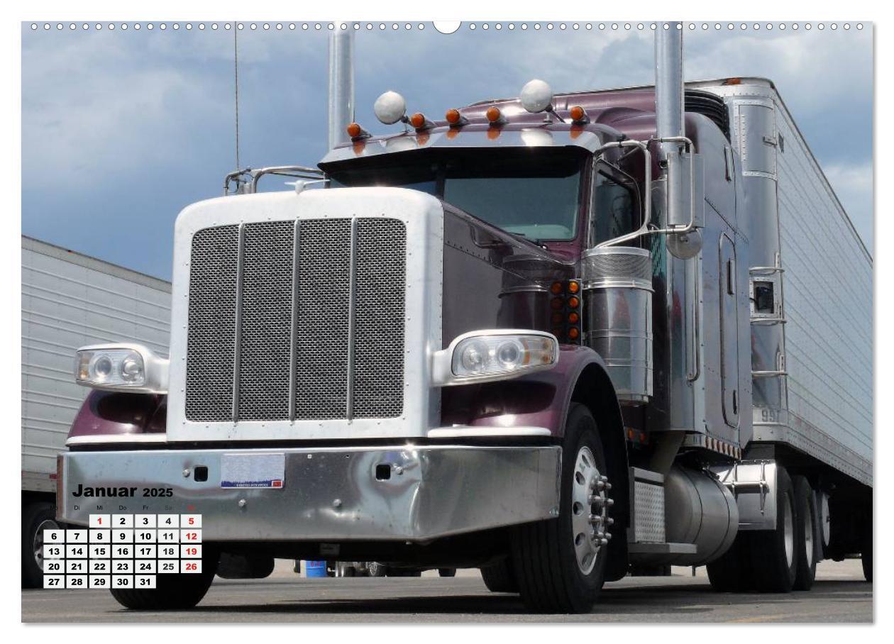 Bild: 9783435498314 | US-Trucks. Faszination Langhauber (Wandkalender 2025 DIN A2 quer),...