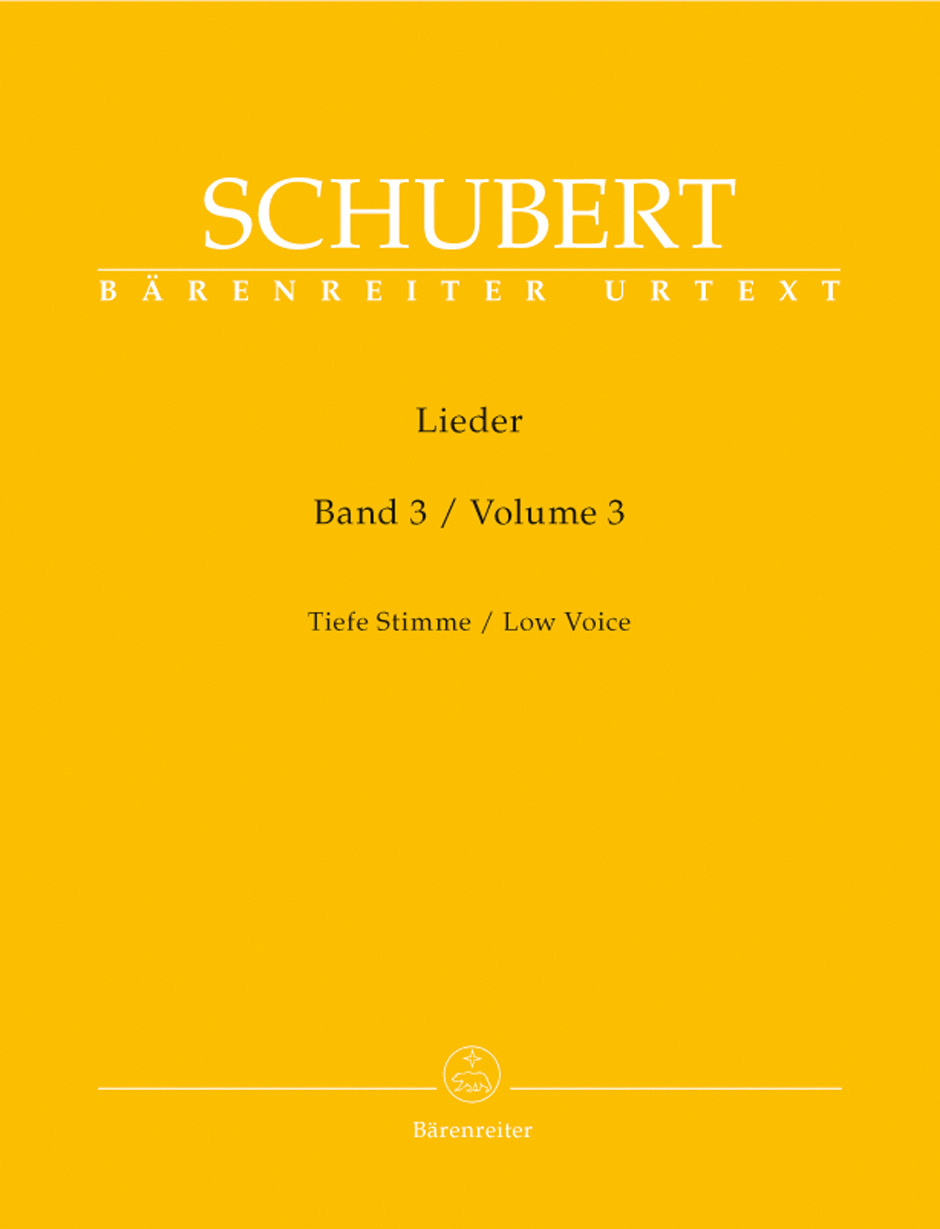 Cover: 9790006530748 | Lieder Band 3 | Tiefe Stimme / Low Voice | Franz Schubert | Buch