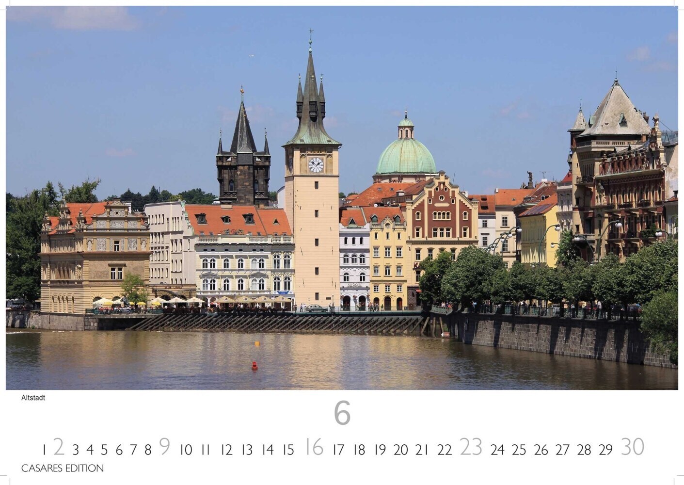 Bild: 9789918621842 | Prag 2024 L 35x50cm | Kalender | 14 S. | Deutsch | 2024