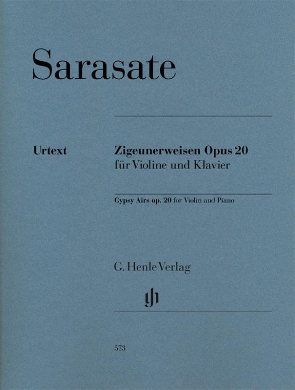Cover: 9790201805733 | Zigeunerweisen op. 20 für Violine und Klavier | Pablo de Sarasate