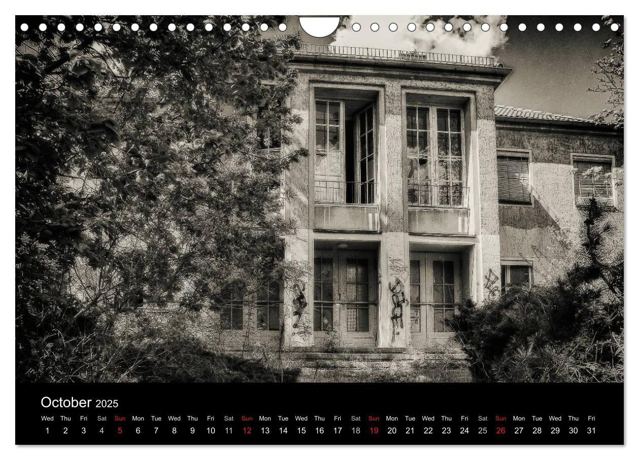 Bild: 9781325955794 | Abandoned Places Haunted Houses (Wall Calendar 2025 DIN A4...