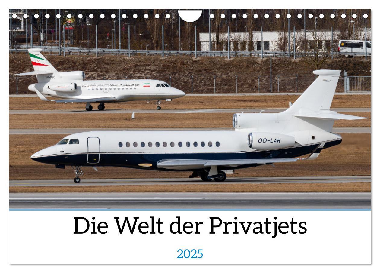 Cover: 9783457220283 | Die Welt der Privatjets (Wandkalender 2025 DIN A4 quer), CALVENDO...