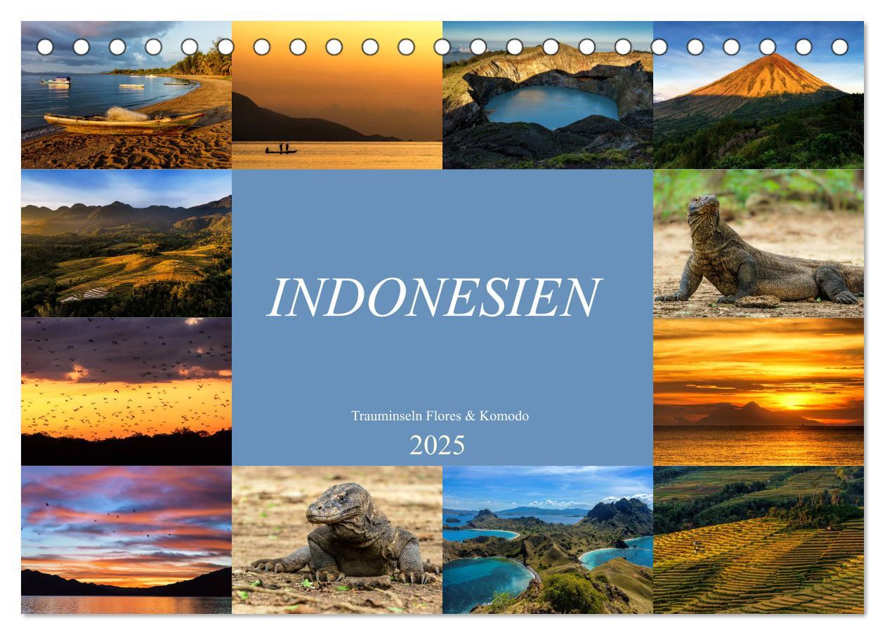 Cover: 9783435408061 | Indonesien - Inselparadies Flores &amp; Komodo (Tischkalender 2025 DIN...