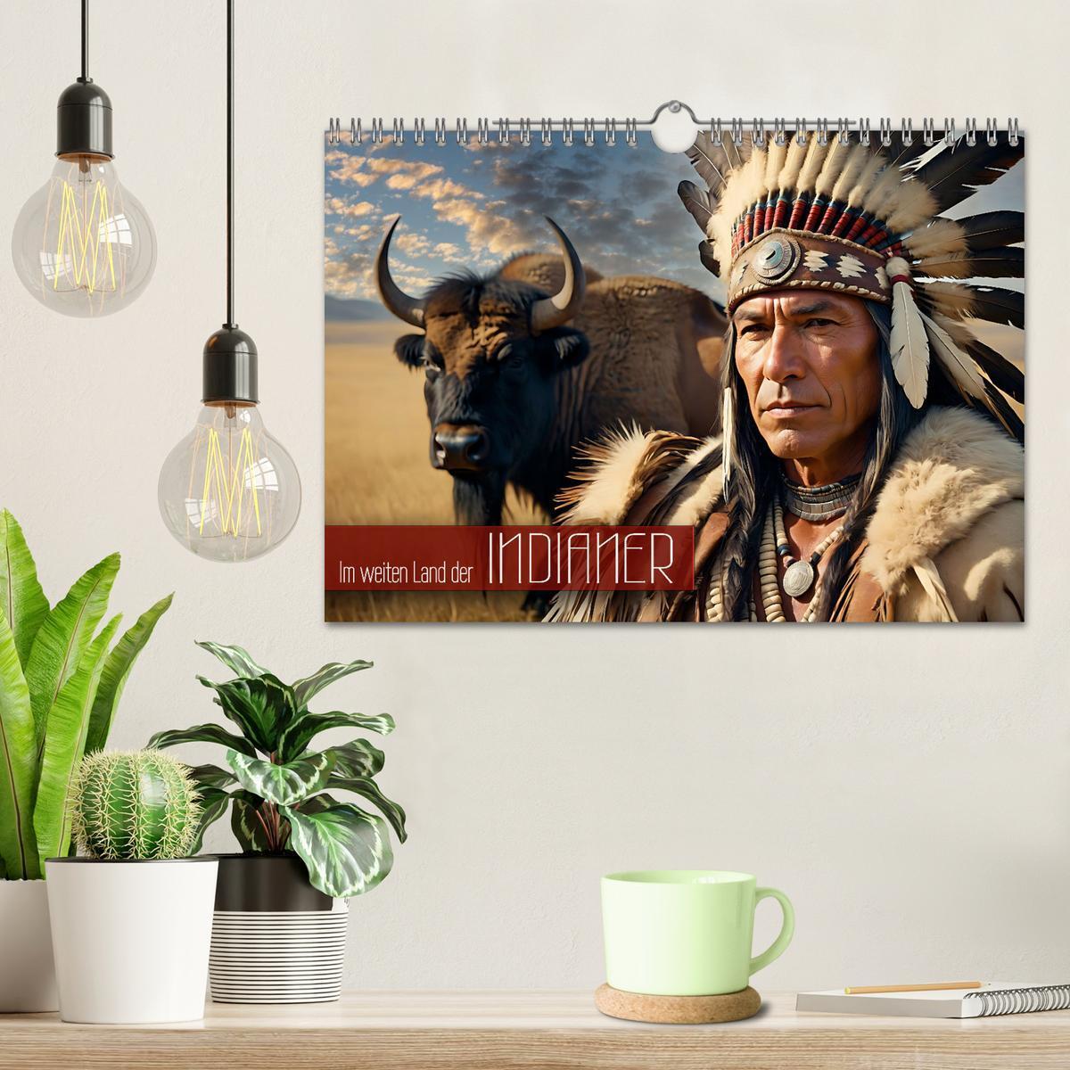 Bild: 9783457151020 | Im weiten Land der Indianer (Wandkalender 2025 DIN A4 quer),...