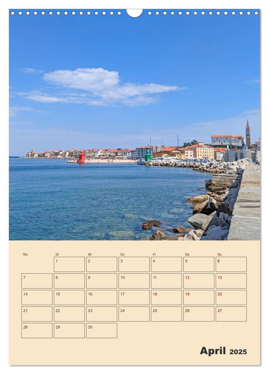 Bild: 9783435866434 | Piran, Sloweniens Perle am Mittelmeer (Wandkalender 2025 DIN A3...