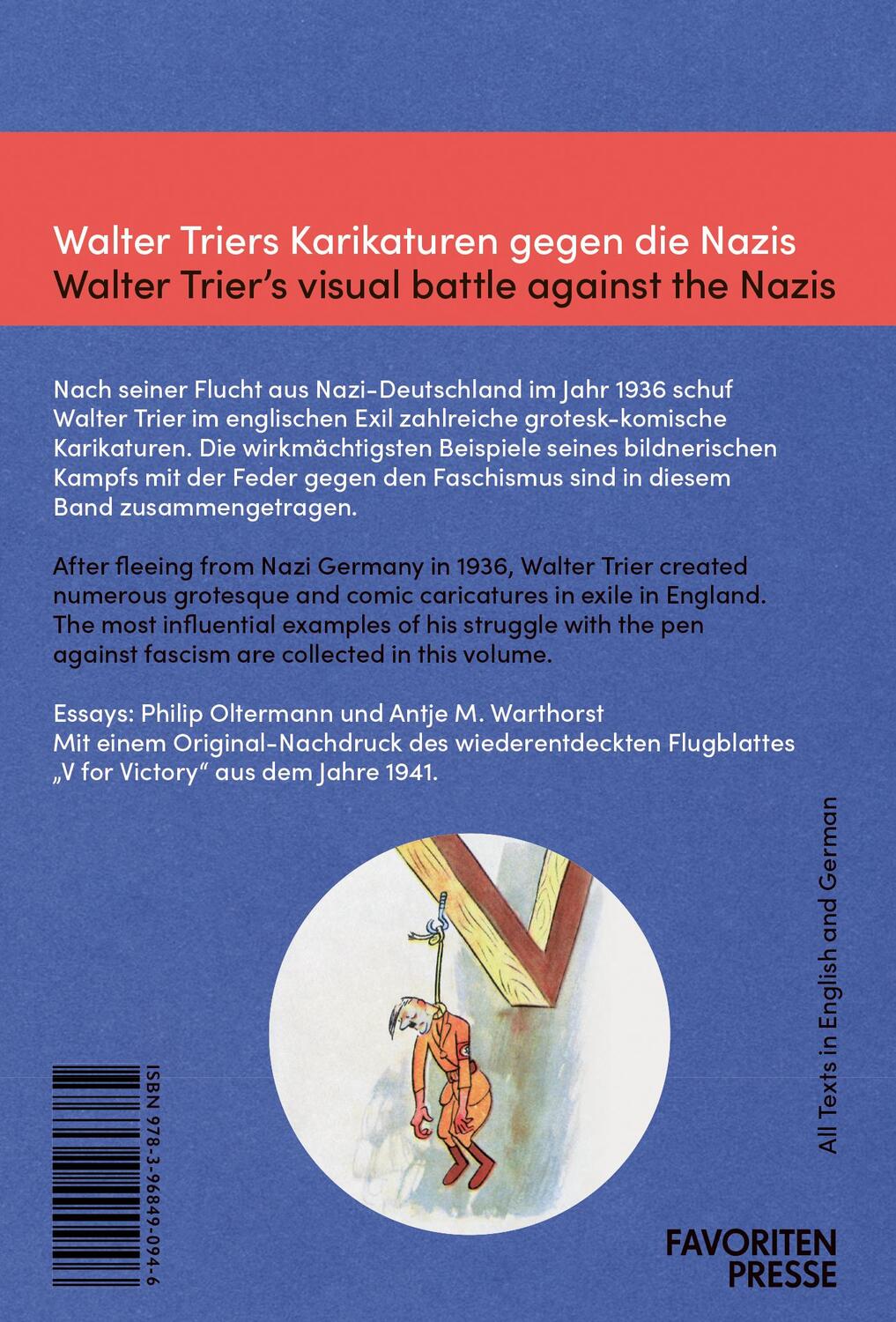 Rückseite: 9783968490946 | V für Victory - V for Victory | Antje Warthorst (u. a.) | Taschenbuch