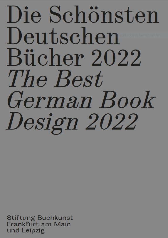 Cover: 9783982210810 | Die Schönsten Deutschen Bücher 2022 | The Best German Book Design 2022