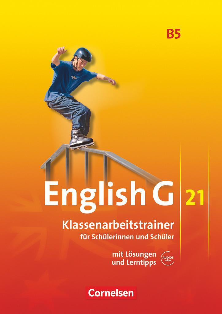 Cover: 9783060323234 | English G 21. Ausgabe B 5. Klassenarbeitstrainer mit Lösungen und...