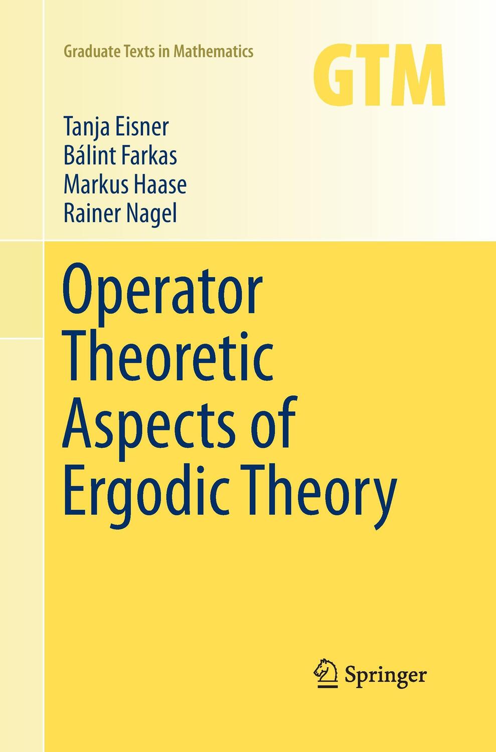 Cover: 9783319371054 | Operator Theoretic Aspects of Ergodic Theory | Tanja Eisner (u. a.)