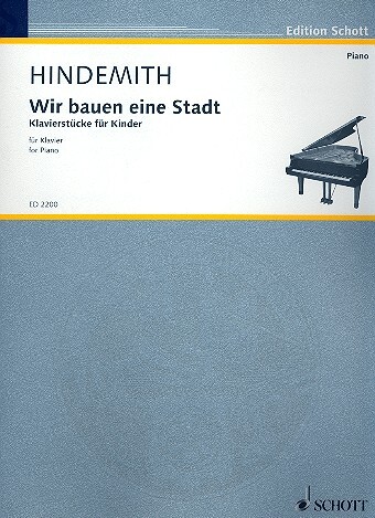 Cover: 9790001036399 | Wir Bauen Eine Stadt | Paul Hindemith | Buch | Schott Music