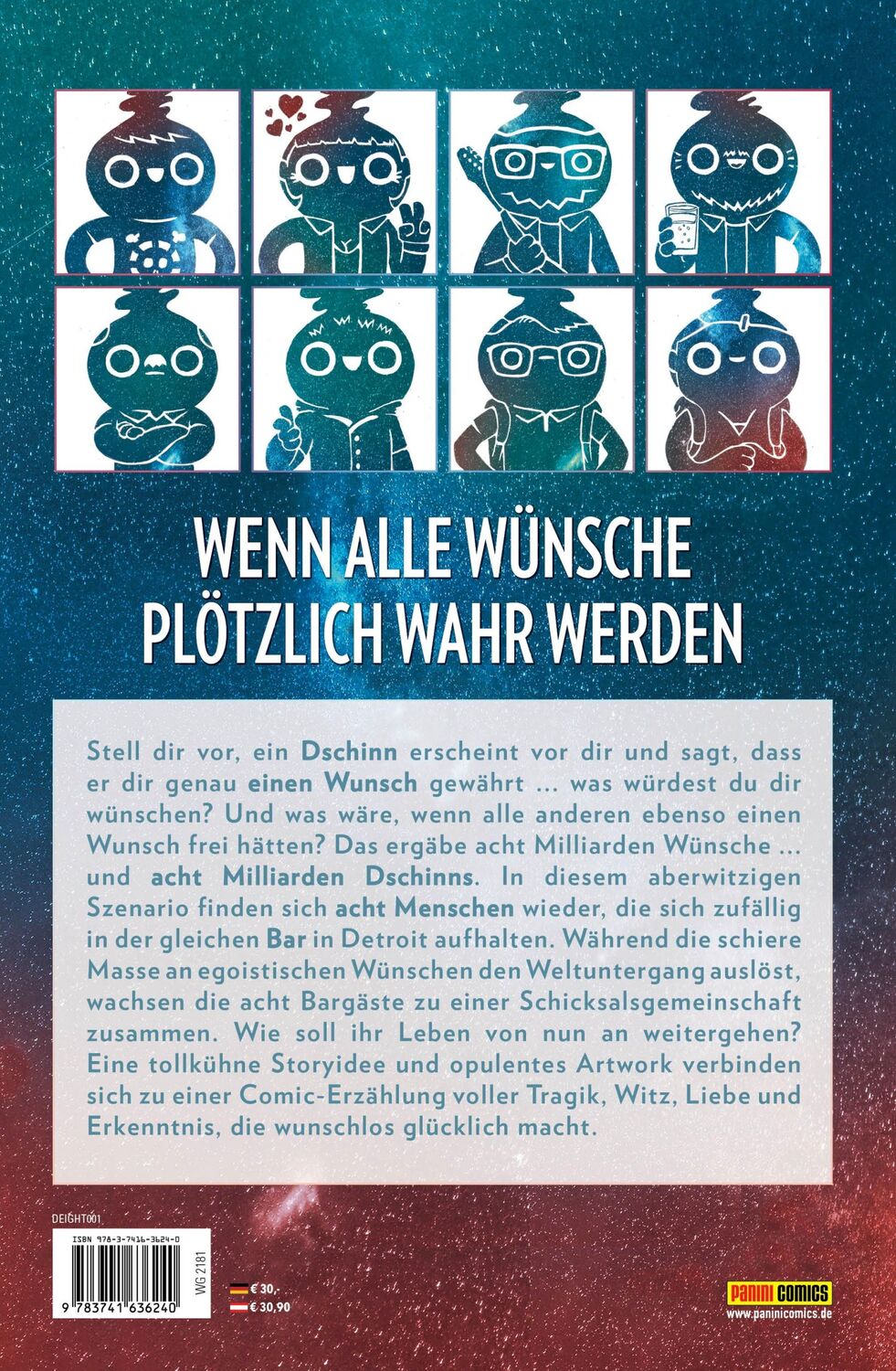 Rückseite: 9783741636240 | Eight Billion Genies | Bd. 1: Gib acht, was du dir wünscht | Buch