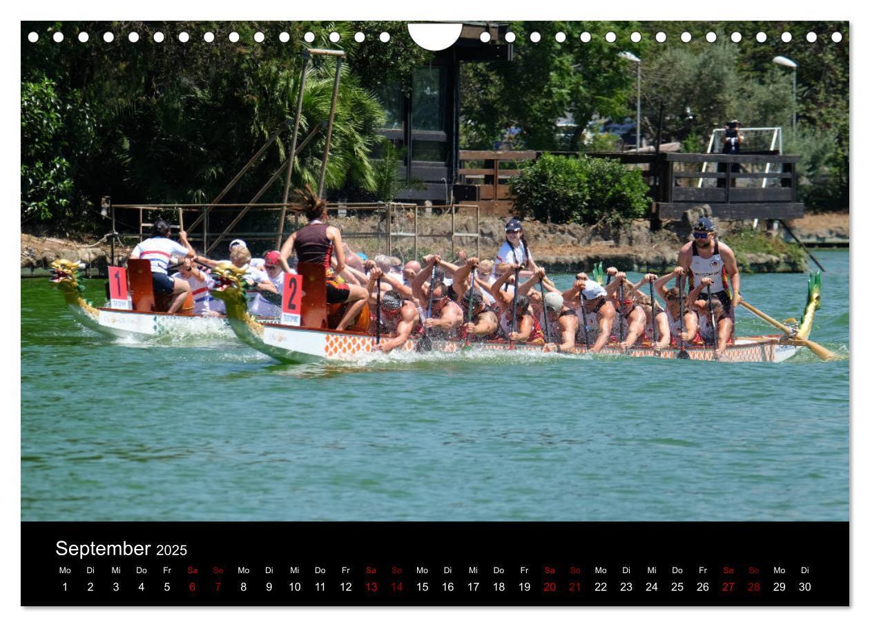 Bild: 9783435420087 | Drachenboot - MissionRome (Wandkalender 2025 DIN A4 quer), CALVENDO...