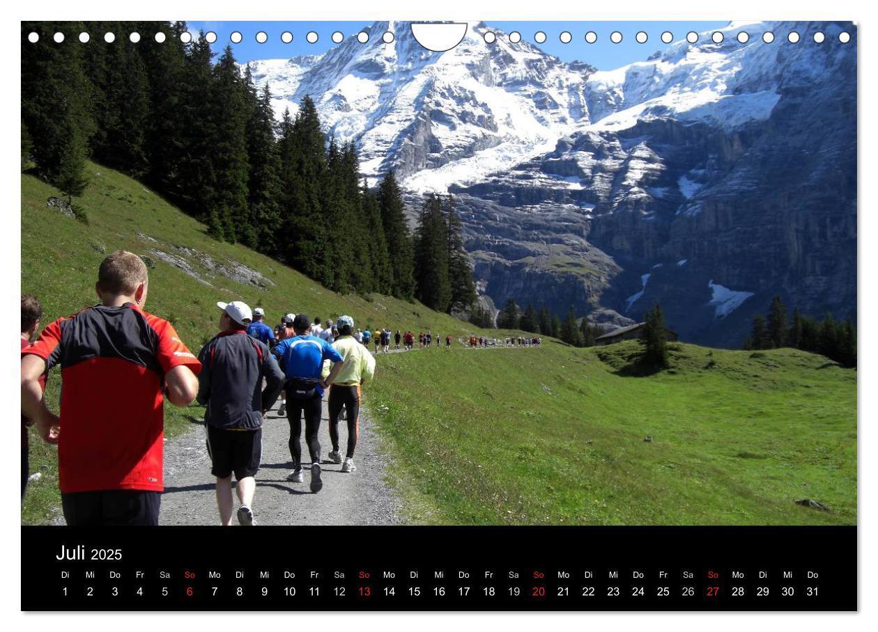 Bild: 9783435823826 | Der Jungfrau-Marathon (Wandkalender 2025 DIN A4 quer), CALVENDO...