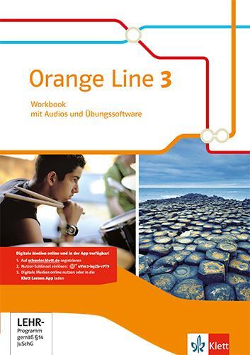 Cover: 9783125480834 | Orange Line 3. Workbook mit Audios und Übungssoftware. Kl. 7....