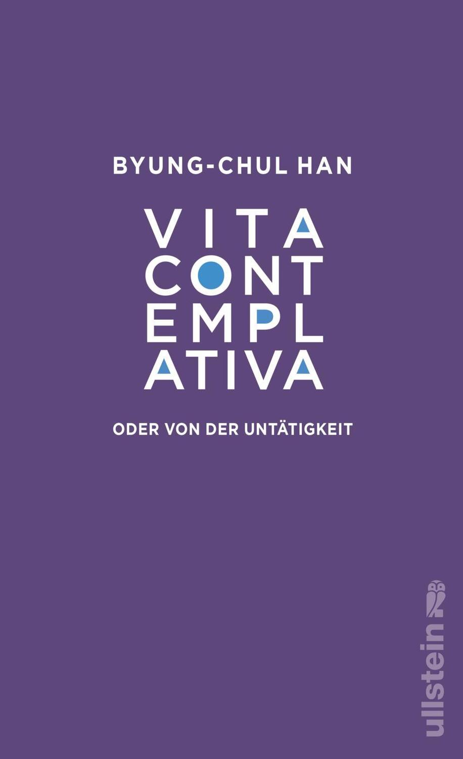 Cover: 9783550202131 | Vita contemplativa | Byung-Chul Han | Buch | Deutsch | 2022