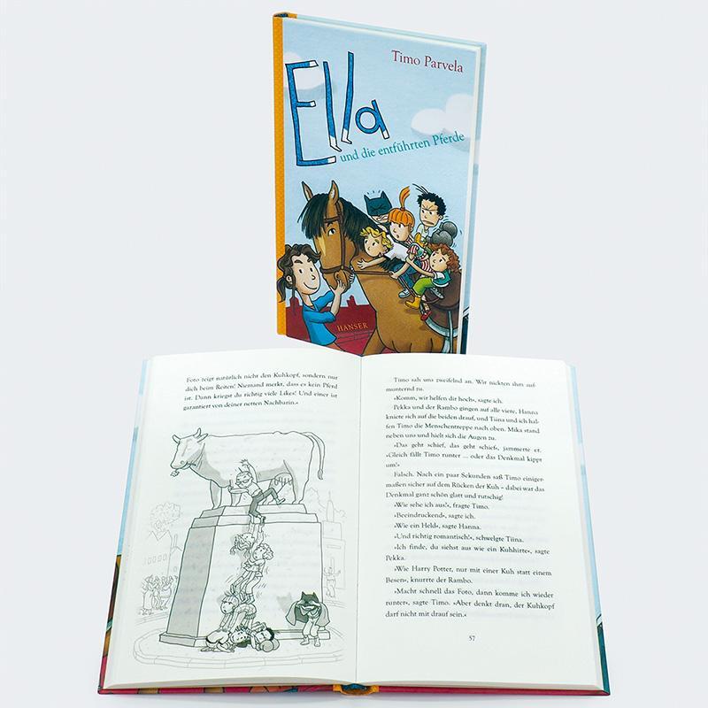 Bild: 9783446277182 | Ella und die entführten Pferde | Timo Parvela | Buch | Ella | 112 S.