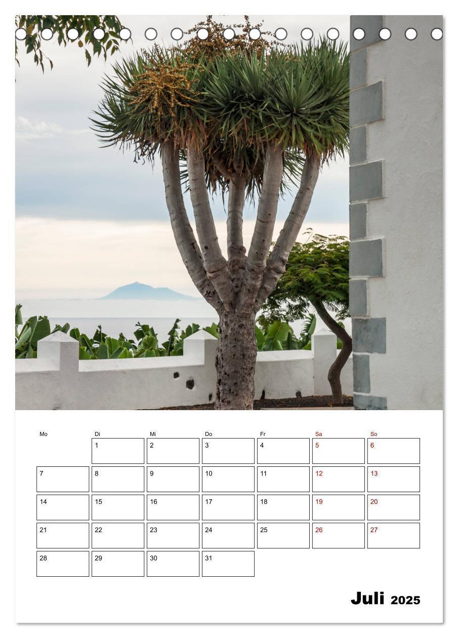 Bild: 9783435980192 | Wanderparadies La Palma (Tischkalender 2025 DIN A5 hoch), CALVENDO...