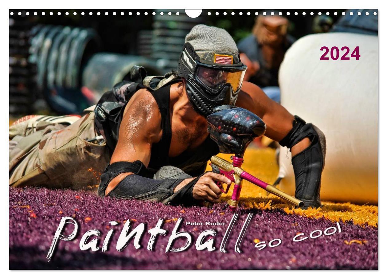 Cover: 9783383257261 | Paintball - so cool (Wandkalender 2024 DIN A3 quer), CALVENDO...