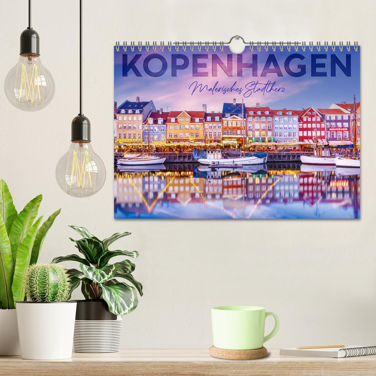 Bild: 9783383911989 | KOPENHAGEN Malerisches Stadtherz (Wandkalender 2025 DIN A4 quer),...