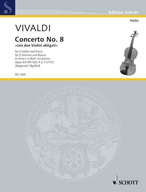 Cover: 9783795795610 | Concerto a-moll, op. 3/8 | Antonio Vivaldi | Broschüre | 40 S. | 1985