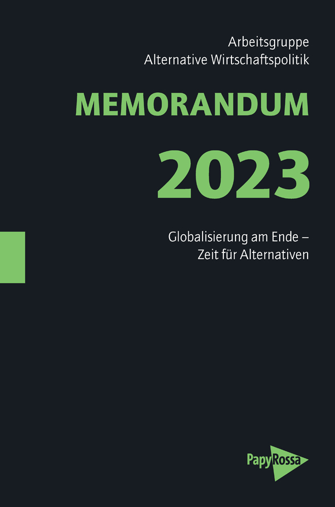 Cover: 9783894388058 | MEMORANDUM 2023 | Alternativen der Wirtschaftspolitik | Taschenbuch