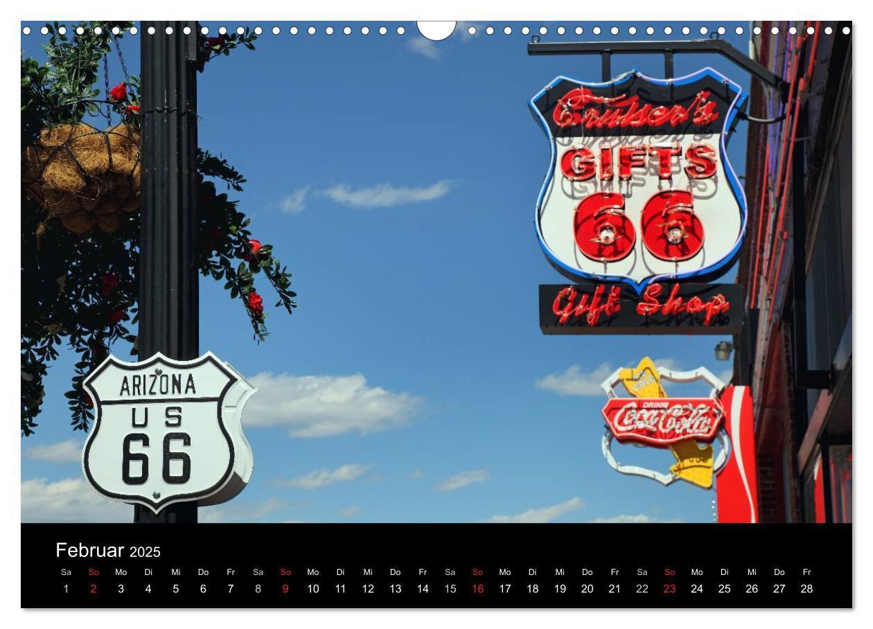 Bild: 9783435791385 | Route 66 im Südwesten (Wandkalender 2025 DIN A3 quer), CALVENDO...