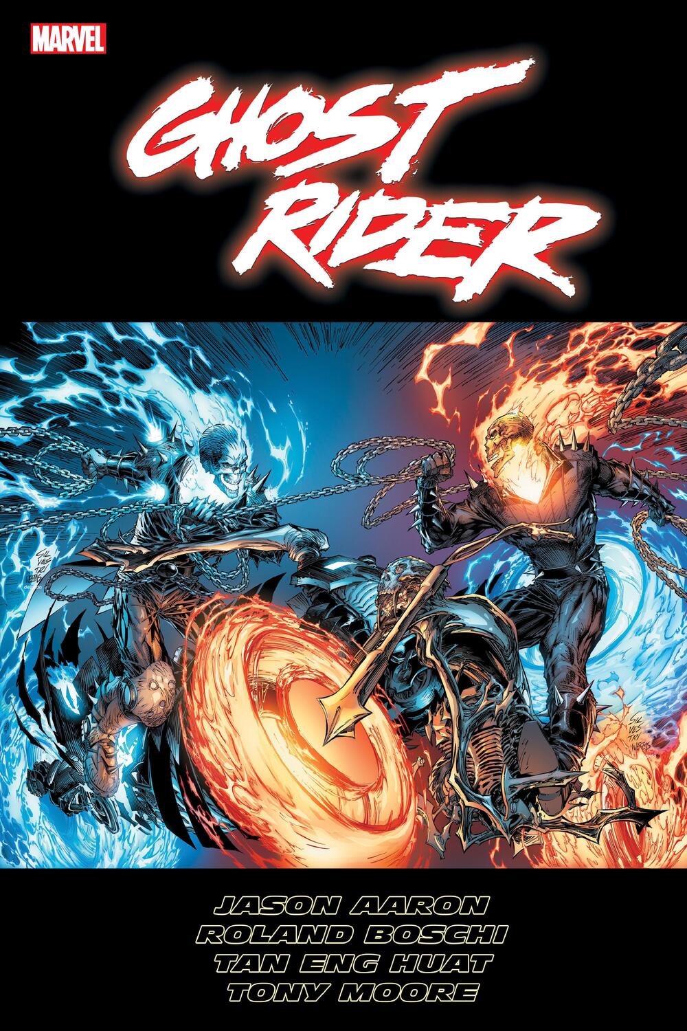Cover: 9781302957599 | Ghost Rider by Jason Aaron Omnibus [New Printing] | Jason Aaron | Buch