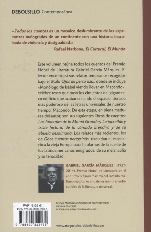 Rückseite: 9788490322765 | Todos los cuentos | Gabriel García Márquez | Taschenbuch | Spanisch